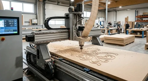 دستگاه CNC چوب چیست؟ نحوه کار، کاربردها و مزایای CNC در صنایع چوب
