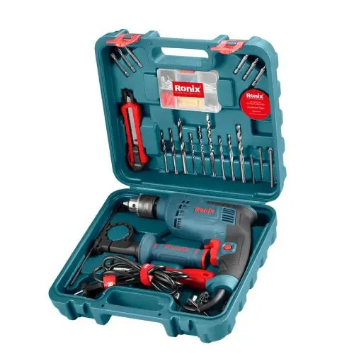 ست ترکیبی دریل برقی چکشی ۳۳ پارچه رونیکس Ronix مدل RS-0008